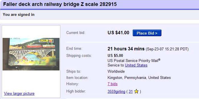 bridge for sale at eBay